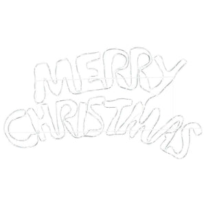 Insegna di Natale con 240 LED Multicolore 100 x 50 cm PVC 42018952