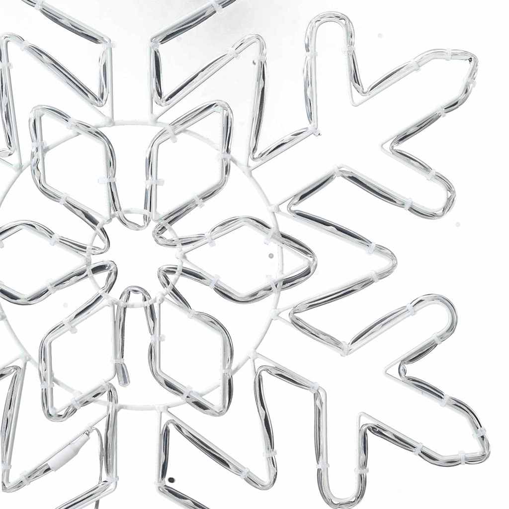 Fiocco di Neve di Natale Blu 55,5 x 55,5 x 0,75 cm PVC 42018953