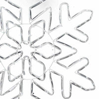 Fiocco di Neve di Natale Blu 55,5 x 55,5 x 0,75 cm PVC 42018953