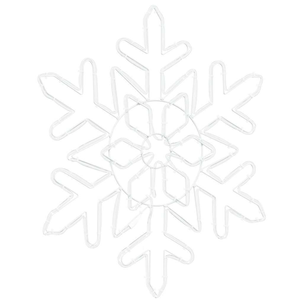 Fiocco di Neve di Natale Blu 55,5 x 55,5 x 0,75 cm PVC 42018953