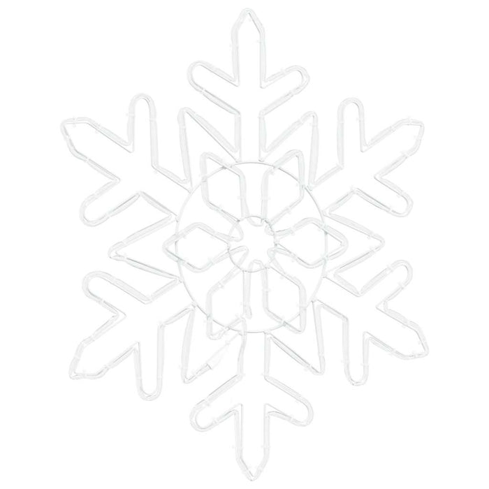 Fiocco di Neve di Natale Blu 55,5 x 55,5 x 0,75 cm PVC 42018953