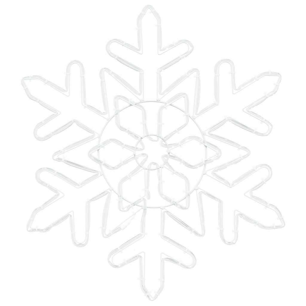 Fiocco di Neve di Natale Blu 55,5 x 55,5 x 0,75 cm PVC 42018953