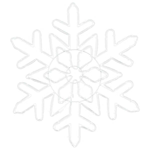 Fiocco di Neve di Natale Blu 55,5 x 55,5 x 0,75 cm PVC 42018953