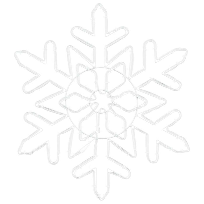 Fiocco di Neve di Natale Blu 55,5 x 55,5 x 0,75 cm PVC 42018953