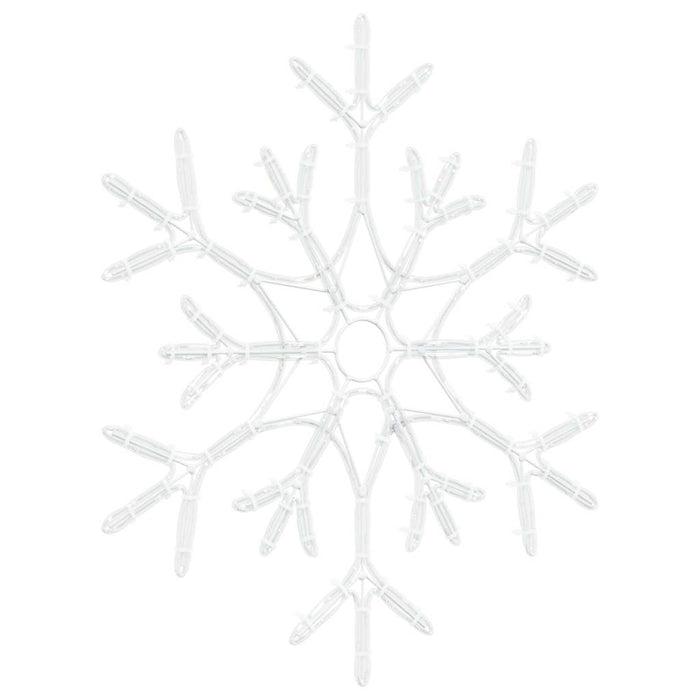 Fiocco di Neve di Natale Bianco caldo 56 x 49 x 0,7 cm PVC 42018954
