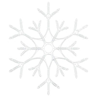 Fiocco di Neve di Natale Bianco caldo 56 x 49 x 0,7 cm PVC 42018954