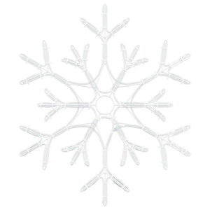 Fiocco di Neve di Natale Bianco caldo 56 x 49 x 0,7 cm PVC 42018954
