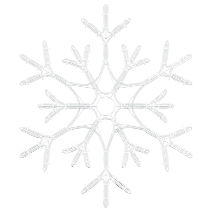 Fiocco di Neve di Natale Bianco caldo 56 x 49 x 0,7 cm PVC 42018954