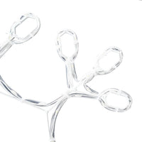 Fiocco di Neve di Natale Bianco caldo 45 x 38 cm PVC 42018955