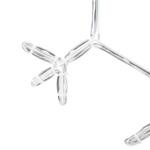 Fiocco di Neve di Natale Bianco caldo 45 x 38 cm PVC 42018955