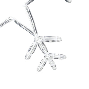 Fiocco di Neve di Natale Bianco caldo 45 x 38 cm PVC 42018955