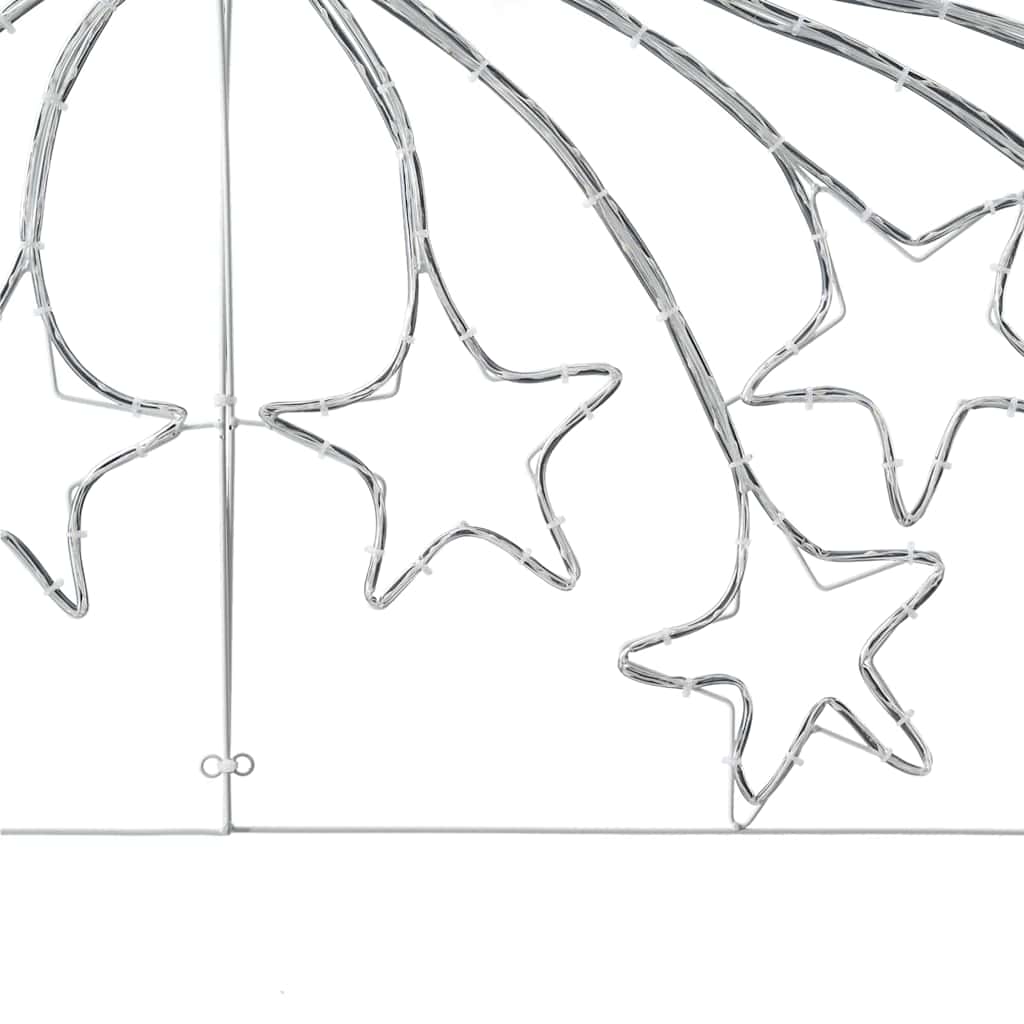 Stella di Natale con 432 LED Multicolore 180 x 57 cm PVC 42018956