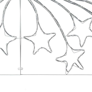 Stella di Natale con 432 LED Multicolore 180 x 57 cm PVC 42018956