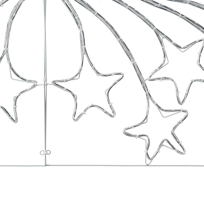 Stella di Natale con 432 LED Multicolore 180 x 57 cm PVC 42018956