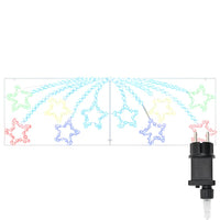 Stella di Natale con 432 LED Multicolore 180 x 57 cm PVC 42018956