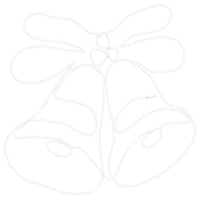 Campana di Natale con 144 LED Multicolore 56 x 46 cm PVC 42018957