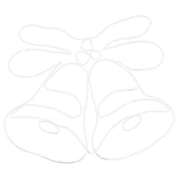 Campana di Natale con 144 LED Multicolore 56 x 46 cm PVC 42018957