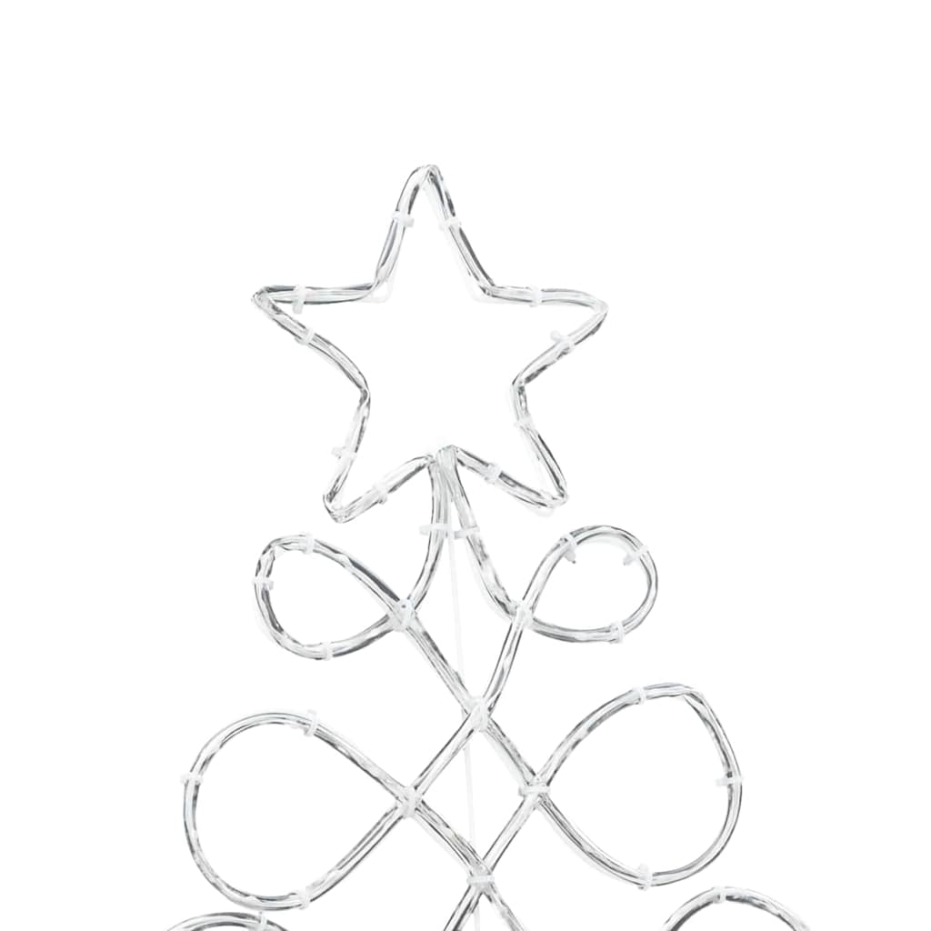 Luci a forma di albero di Natale Multicolore 80 x 56 cm PVC 42018958