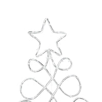 Luci a forma di albero di Natale Multicolore 80 x 56 cm PVC 42018958