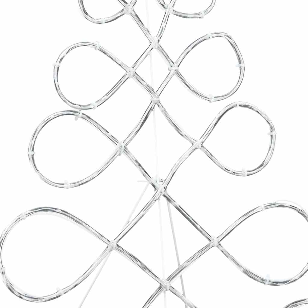 Luci a forma di albero di Natale Multicolore 80 x 56 cm PVC 42018958