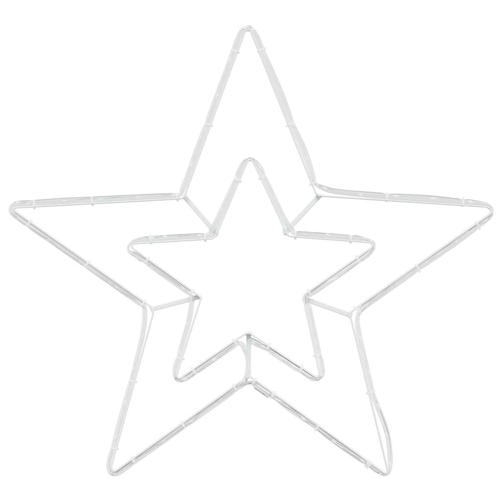 Stella di Natale Bianco Freddo 51,5 x 50 x 0,65 cm Ferro 42018959