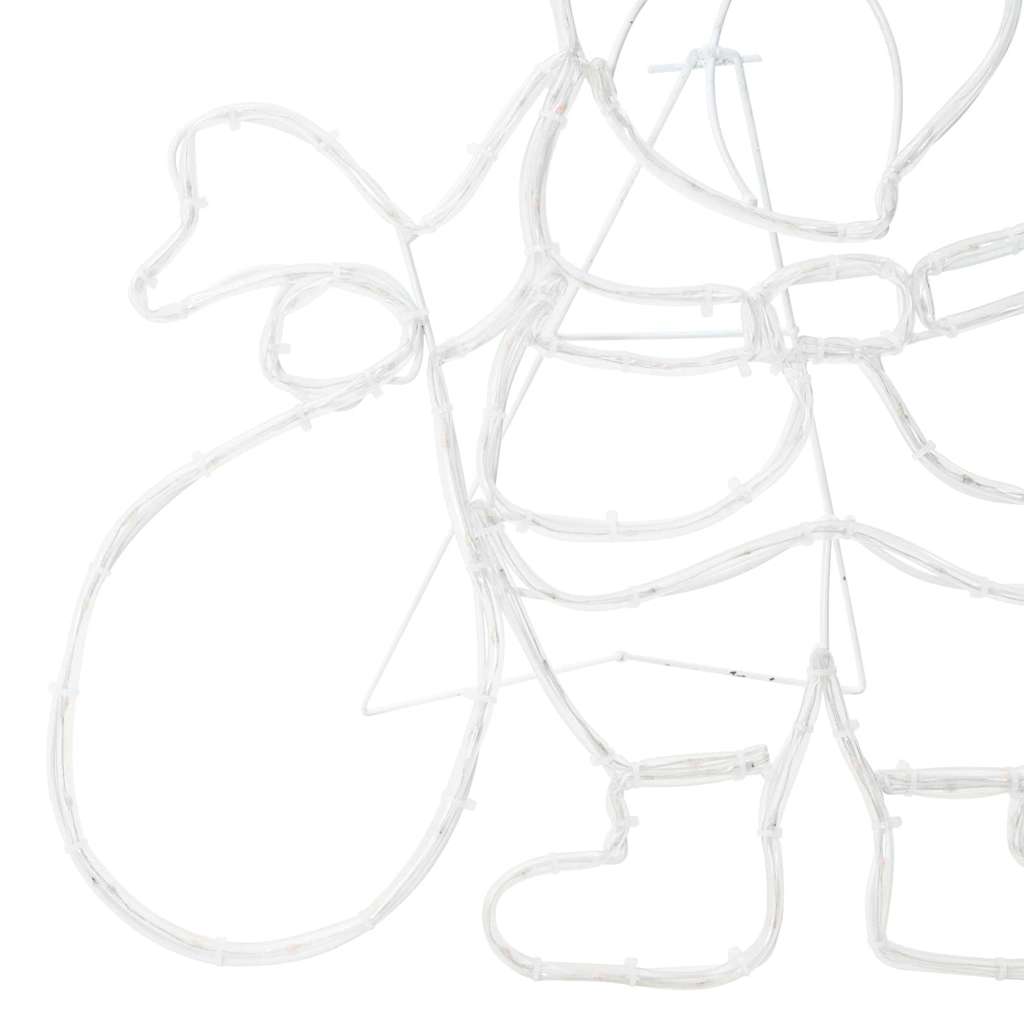 Luce Babbo Natale Multicolore 58.5 x 60 x 1.3 cm Ferro 42018960