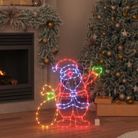 Luce Babbo Natale-Luci decorative natalizie Multicolore 58.5 x 60 x 1.3 cm Ferro