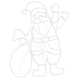 Luce Babbo Natale Multicolore 58.5 x 60 x 1.3 cm Ferro 42018960