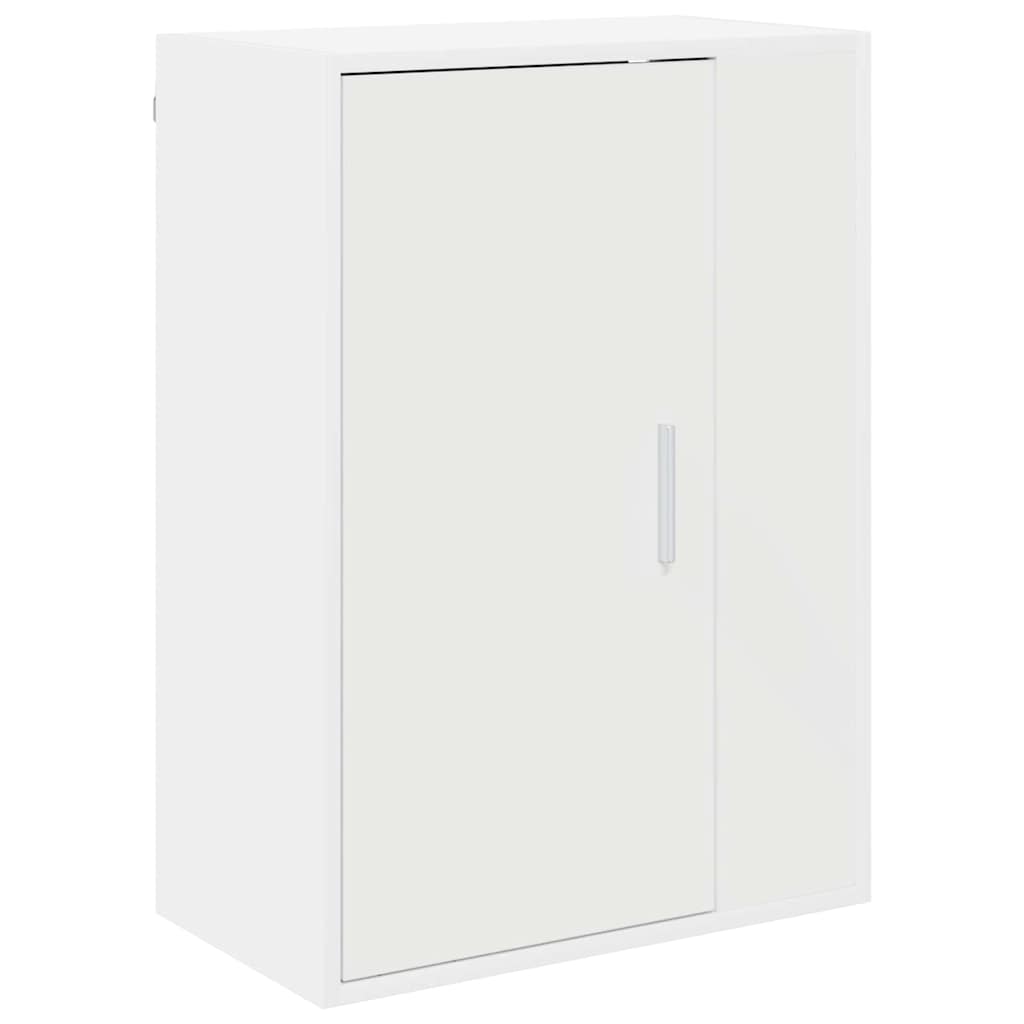 Set mobile TV Montaggio a parete 4 pz-Credenza per TV Bianco Legno multistrato