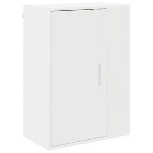 Set mobile TV Montaggio a parete 4 pz-Credenza per TV Bianco Legno multistrato