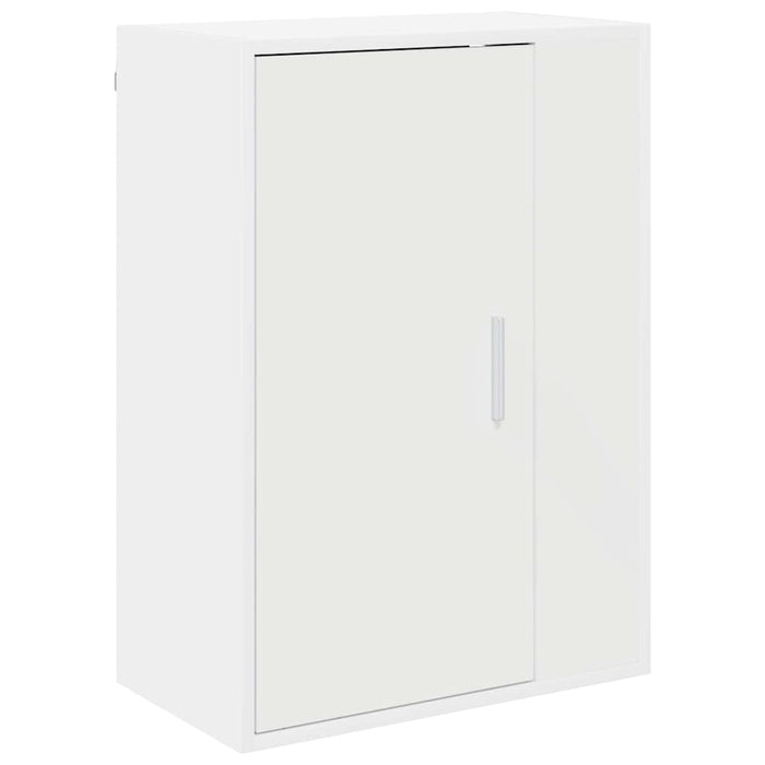 Set mobile TV Montaggio a parete 4 pz-Credenza per TV Bianco Legno multistrato