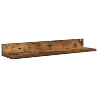 Set mobile TV 4 pz-Set di 4 Credenza per TV Rovo affumicato Legno multistrato