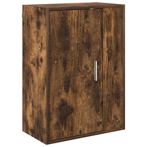 Set mobile TV 4 pz-Set di 4 Credenza per TV Rovo affumicato Legno multistrato