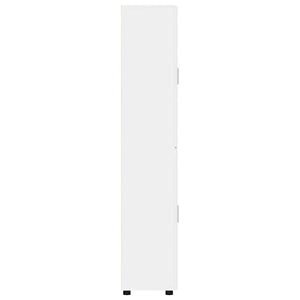 Credenza con porta Bianco 60 x 35 x 182 cm Legno multistrato 3397904