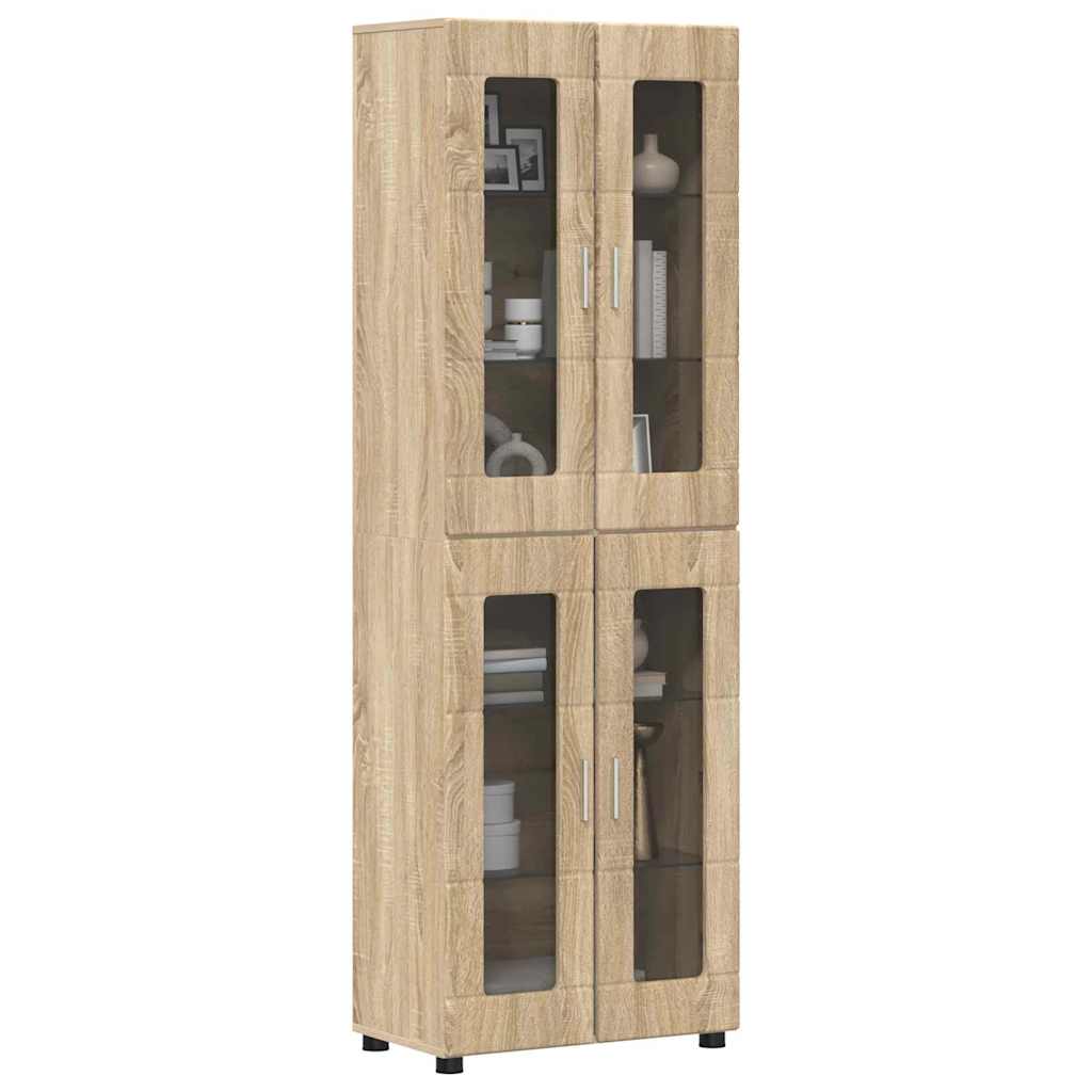 Credenza Rovere Sonoma 60 x 35 x 182 cm Legno multistrato 3397906