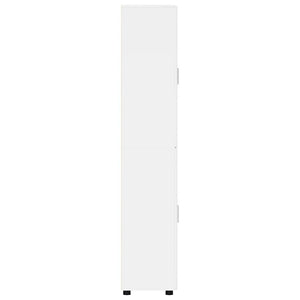 Credenza Bianco Lucido 60 x 35 x 182 cm Legno multistrato 3397908