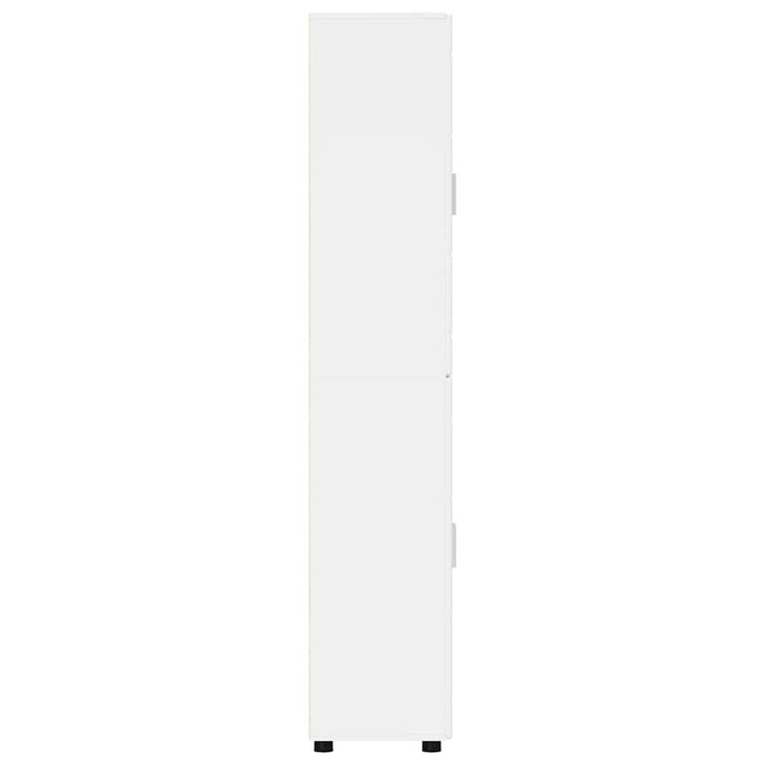 Credenza Bianco Lucido 60 x 35 x 182 cm Legno multistrato 3397908