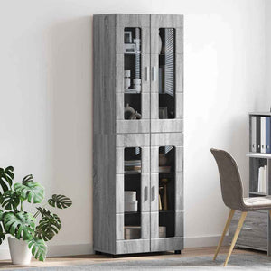 Credenza Grigio Sonoma 60 x 35 x 182 cm Legno multistrato 3397910