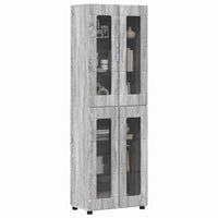 Credenza Grigio Sonoma 60 x 35 x 182 cm Legno multistrato 3397910