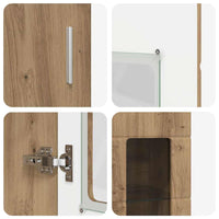 Credenza Rovere artigianale 60 x 35 x 182 cm Legno multistrato 3397913