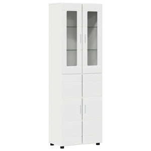 Credenza con porta Bianco 60 x 35 x 182 cm Legno multistrato 3397914