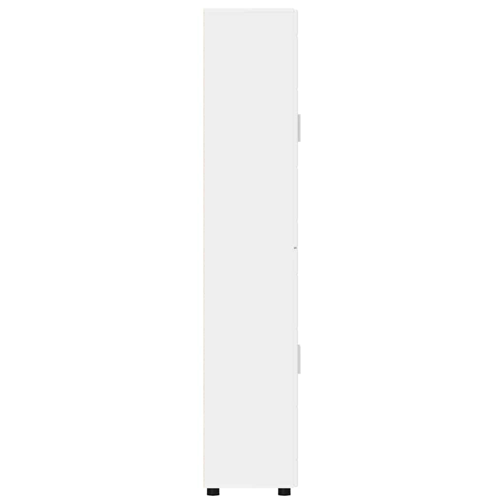 Credenza con porta Bianco 60 x 35 x 182 cm Legno multistrato 3397914