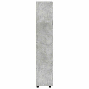 Credenza Grigio cemento 60 x 35 x 182 cm Legno multistrato 3397917