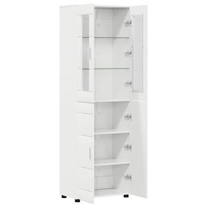 Credenza Bianco Lucido 60 x 35 x 182 cm Legno multistrato 3397918