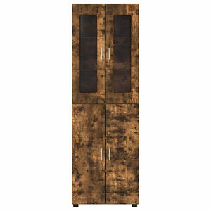 Credenza Rovere fumé 60 x 35 x 182 cm Legno multistrato 3397919