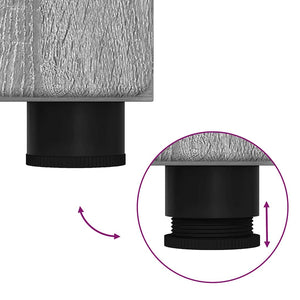 Credenza Grigio Sonoma 60 x 35 x 182 cm Legno multistrato 3397920