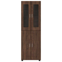 Credenza Rovere Marrone 60 x 35 x 182 cm Legno multistrato 3397921