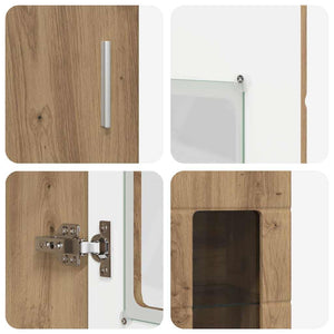 Credenza Rovere artigianale 60 x 35 x 182 cm Legno multistrato 3397923