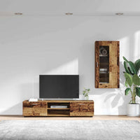 Set mobile TV con cassetto Legno vecchio Legno multistrato 3397932