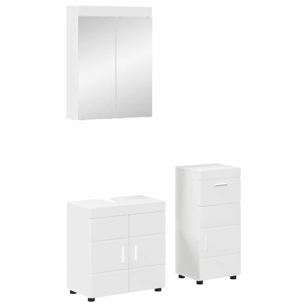 Set di mobili per il bagno TULUM Bianco Legno multistrato 3398024
